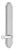 Grandeur Hardware - Arc Tall Plate Privacy with Georgetown Lever in Bright Chrome - ATPGEO - 837804