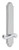 Grandeur Hardware - Arc Tall Plate Privacy with Newport Lever in Bright Chrome - ATPNEW - 837835