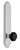 Grandeur Hardware - Arc Tall Plate Privacy with Lyon Knob in Bright Chrome - ATPLYO - 850952