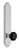 Grandeur Hardware - Arc Tall Plate Privacy with Lyon Knob in Bright Chrome - ATPLYO - 850998