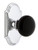 Grandeur Hardware - Arc Short Plate Double Dummy with Coventry Knob in Bright Chrome - ARCCOV - 852780