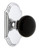 Grandeur Hardware - Arc Short Plate Privacy with Coventry Knob in Bright Chrome - ARCCOV - 852882