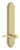 Grandeur Hardware - Arc Tall Plate Passage with Bellagio Lever in Satin Brass - ATPBEL - 878316
