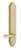 Grandeur Hardware - Arc Tall Plate Passage with Georgetown Lever in Satin Brass - ATPGEO - 878330