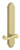 Grandeur Hardware - Arc Tall Plate Single Dummy with Newport Lever in Satin Brass - ATPNEW - 878355