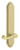 Grandeur Hardware - Arc Tall Plate Single Dummy with Newport Lever in Satin Brass - ATPNEW - 878360