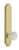 Grandeur Hardware - Arc Tall Plate Double Dummy with Hyde Park Knob in Satin Brass - ATPHYD - 878421