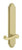 Grandeur Hardware - Arc Tall Plate Privacy with Newport Lever in Satin Brass - ATPNEW - 878521