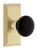 Grandeur Hardware - Carre Short Plate Passage with Coventry Knob in Satin Brass - CARCOV - 879451