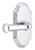 Grandeur Hardware - Arc Short Plate Passage with Georgetown Lever in Bright Chrome - ARCGEO - 882897
