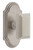 Grandeur Hardware - Arc Short Plate Passage with Carre Knob in Satin Nickel - ARCCAR - 884391