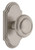 Grandeur Hardware - Arc Short Plate Passage with Circulaire Knob in Satin Nickel - ARCCIR - 884439