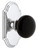 Grandeur Hardware - Arc Short Plate Passage with Coventry Knob in Bright Chrome - ARCCOV - 884459
