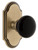 Grandeur Hardware - Arc Short Plate Passage with Coventry Knob in Vintage Brass - ARCCOV - 884465