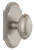 Grandeur Hardware - Arc Short Plate Passage with Eden Prairie Knob in Satin Nickel - ARCEDN - 884472