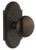 Grandeur Hardware - Arc Short Plate Passage with Fifth Avenue Knob in Timeless Bronze - ARCFAV - 884491
