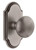 Grandeur Hardware - Arc Short Plate Passage with Fifth Avenue Knob in Antique Pewter - ARCFAV - 884493
