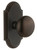 Grandeur Hardware - Arc Short Plate Passage with Fifth Avenue Knob in Timeless Bronze - ARCFAV - 884500