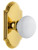 Grandeur Hardware - Arc Short Plate Passage with Hyde Park Knob in Lifetime Brass - ARCHYD - 884504