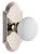 Grandeur Hardware - Arc Short Plate Passage with Hyde Park Knob in Polished Nickel - ARCHYD - 884506