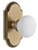 Grandeur Hardware - Arc Short Plate Passage with Hyde Park Knob in Vintage Brass - ARCHYD - 884509