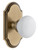 Grandeur Hardware - Arc Short Plate Passage with Hyde Park Knob in Vintage Brass - ARCHYD - 884517