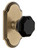 Grandeur Hardware - Arc Short Plate Passage with Lyon Knob in Vintage Brass - ARCLYO - 884533