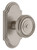 Grandeur Hardware - Arc Short Plate Passage with Soleil Knob in Satin Nickel - ARCSOL - 884563