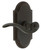 Grandeur Hardware - Arc Short Plate Passage with Bellagio Lever in Timeless Bronze - ARCBEL - 884573