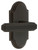Grandeur Hardware - Arc Short Plate Passage with Carre Lever in Timeless Bronze - ARCCRL - 884591