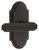 Grandeur Hardware - Arc Short Plate Passage with Carre Lever in Timeless Bronze - ARCCRL - 884600