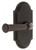 Grandeur Hardware - Arc Short Plate Passage with Georgetown Lever in Timeless Bronze - ARCGEO - 884614