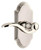 Grandeur Hardware - Arc Short Plate Passage with Bellagio Lever in Polished Nickel - ARCBEL - 884655