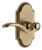 Grandeur Hardware - Arc Short Plate Passage with Bellagio Lever in Vintage Brass - ARCBEL - 884667