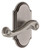Grandeur Hardware - Arc Short Plate Passage with Newport Lever in Antique Pewter - ARCNEW - 884700