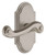 Grandeur Hardware - Arc Short Plate Passage with Newport Lever in Satin Nickel - ARCNEW - 884705