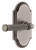 Grandeur Hardware - Arc Short Plate Passage with Soleil Lever in Antique Pewter - ARCSLL - 884725