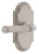 Grandeur Hardware - Arc Short Plate Passage with Soleil Lever in Satin Nickel - ARCSLL - 884731