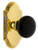 Grandeur Hardware - Arc Short Plate Privacy with Coventry Knob in Lifetime Brass - ARCCOV - 884880