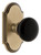 Grandeur Hardware - Arc Short Plate Privacy with Coventry Knob in Vintage Brass - ARCCOV - 884885