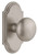 Grandeur Hardware - Arc Short Plate Privacy with Fifth Avenue Knob Knob in Satin Nickel - ARCFAV - 884927