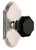 Grandeur Hardware - Arc Short Plate Privacy with Lyon Knob in Polished Nickel - ARCLYO - 884950