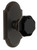 Grandeur Hardware - Arc Short Plate Privacy with Lyon Knob in Timeless Bronze - ARCLYO - 884952