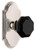 Grandeur Hardware - Arc Short Plate Privacy with Lyon Knob in Polished Nickel - ARCLYO - 884958