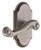 Grandeur Hardware - Arc Short Plate Privacy with Newport Lever in Antique Pewter - ARCNEW - 885044