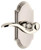 Grandeur Hardware - Arc Short Plate Privacy with Bellagio Lever in Polished Nickel - ARCBEL - 885083