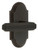 Grandeur Hardware - Arc Short Plate Privacy with Carre Lever in Timeless Bronze - ARCCRL - 885103