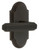 Grandeur Hardware - Arc Short Plate Privacy with Carre Lever in Timeless Bronze - ARCCRL - 885112