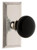 Grandeur Hardware - Carre Short Plate Passage with Coventry Knob in Polished Nickel - CARCOV - 885942