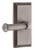 Grandeur Hardware - Carre Short Plate Passage with Georgetown Lever in Antique Pewter - CARGEO - 886089